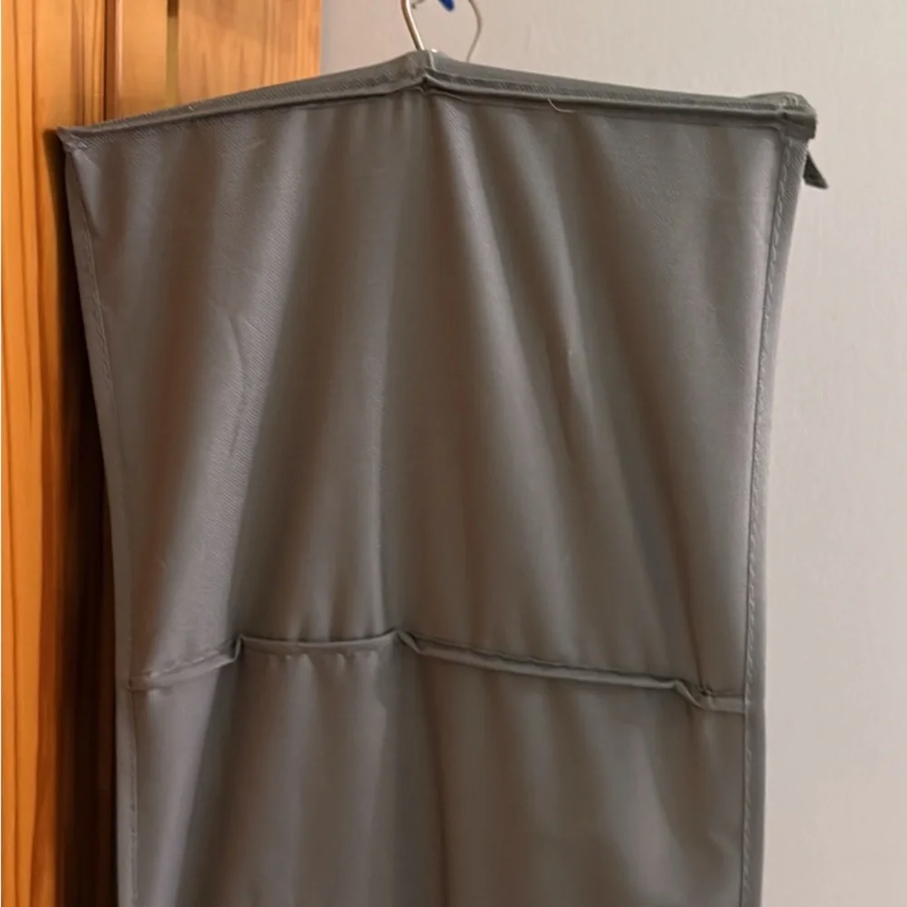 Stylish Green and Gray Hanging Closet Organizer